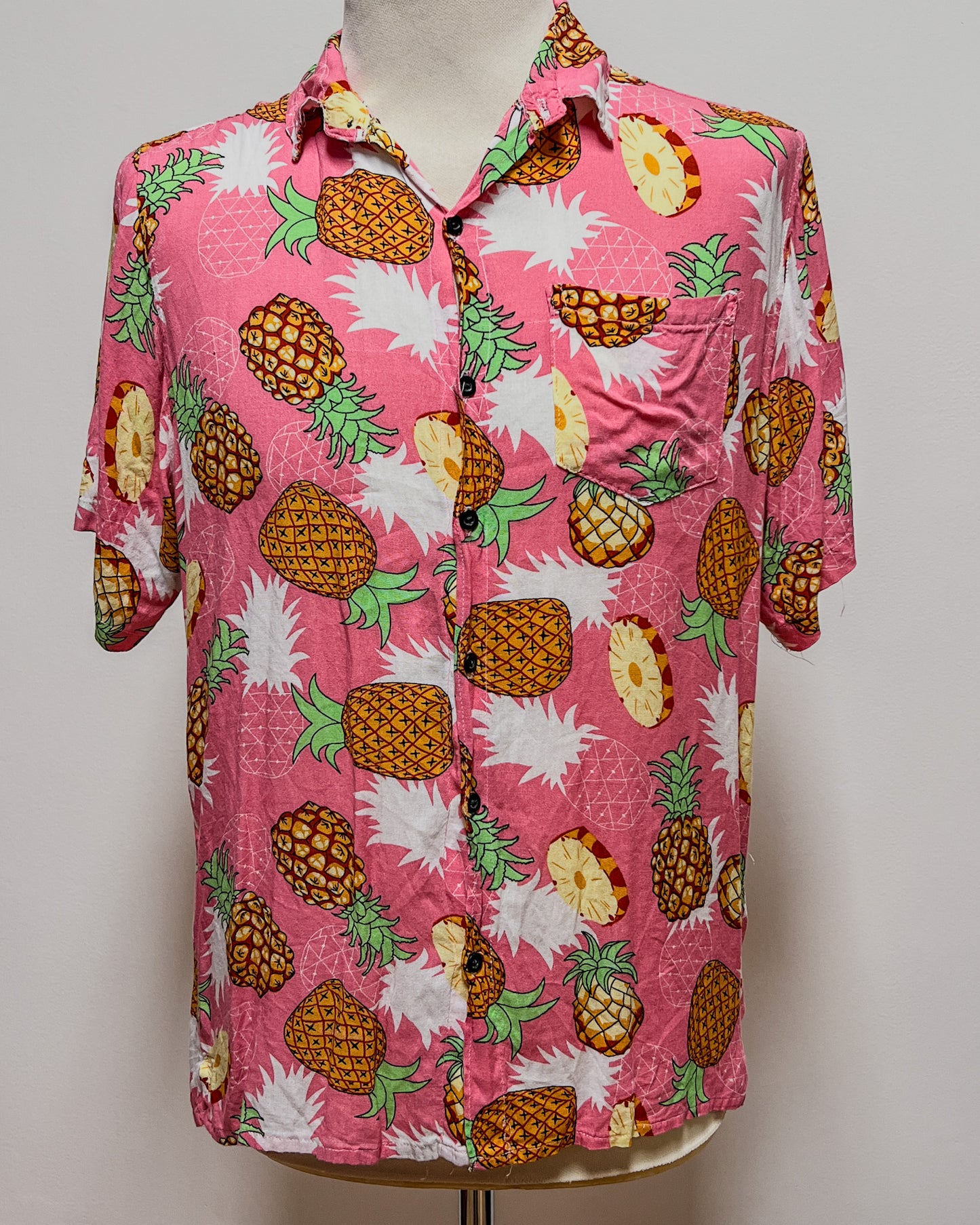 Camicia Fantasia Ananas  L