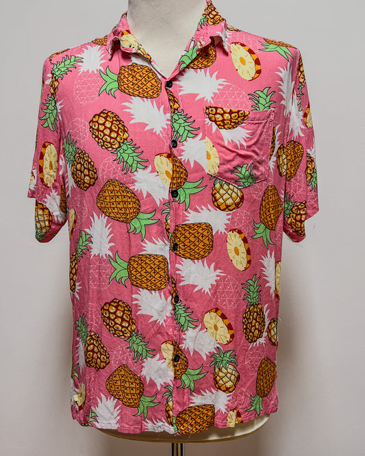 Camicia Fantasia Ananas  L