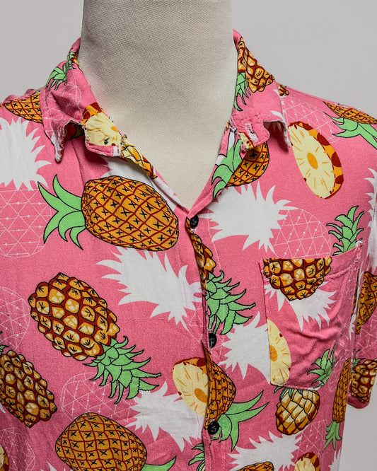 Camicia Fantasia Ananas  L