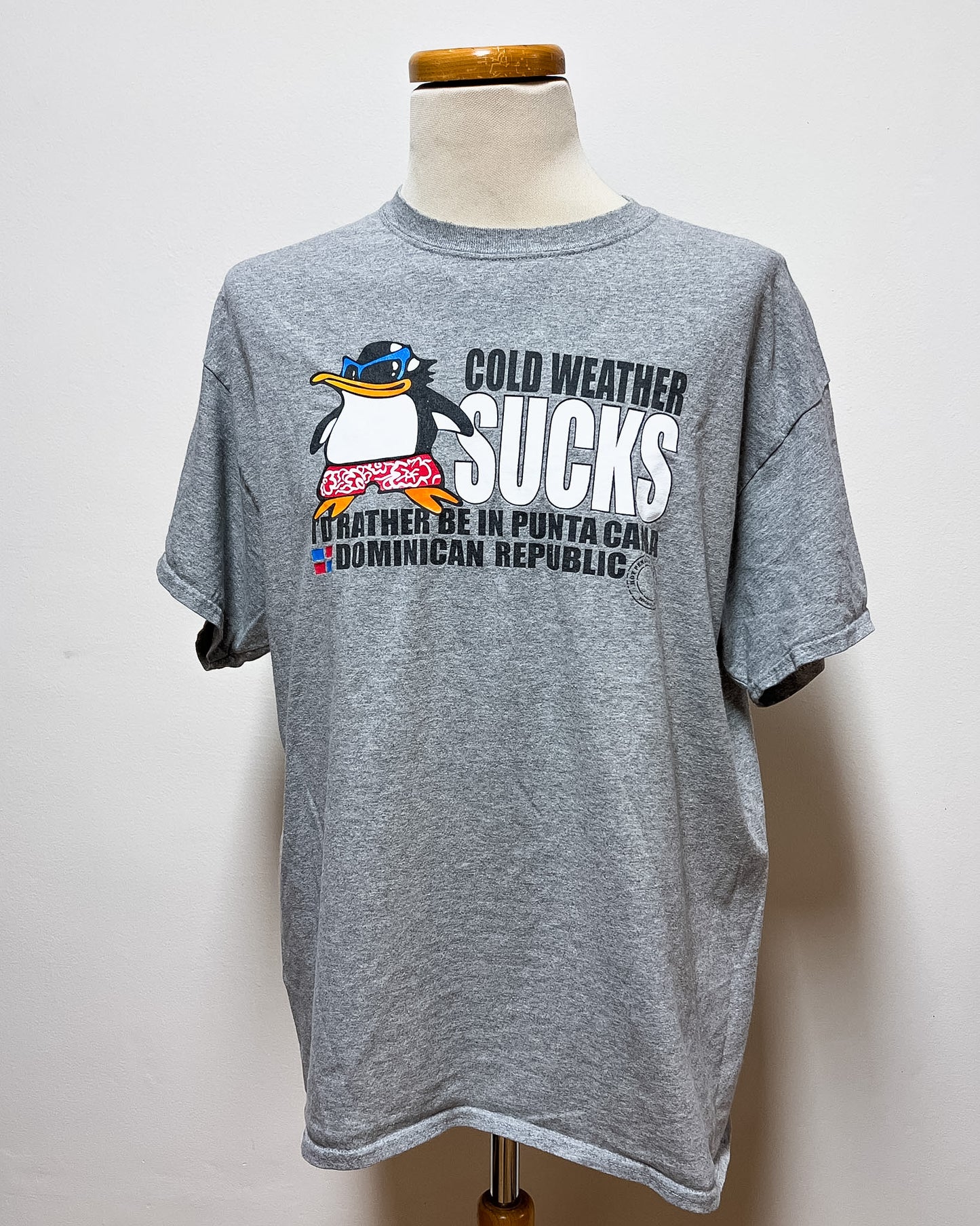 Hot Penguin  Dominican Republic Tee  XL
