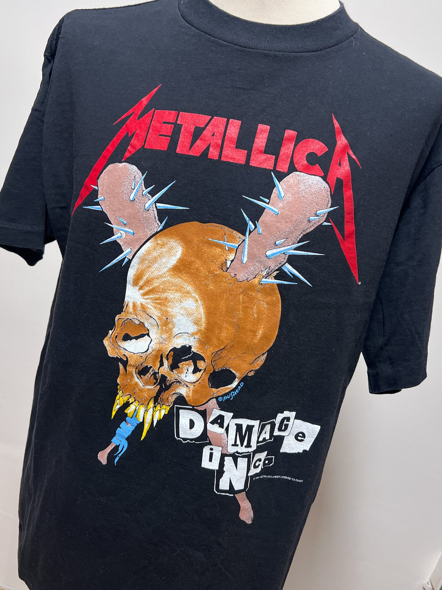 Metallica  Tshirt Grafica in Cotone . XL