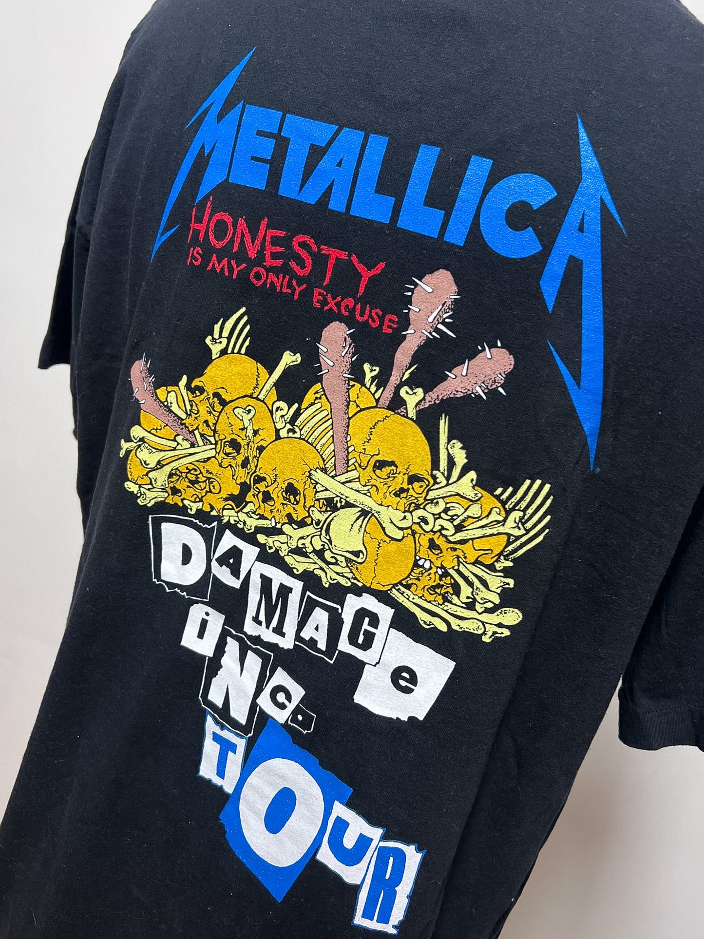 Metallica  Tshirt Grafica in Cotone . XL