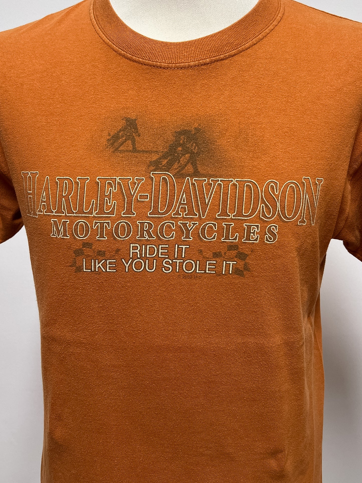 Harley Davidson Orange Tshirt  M