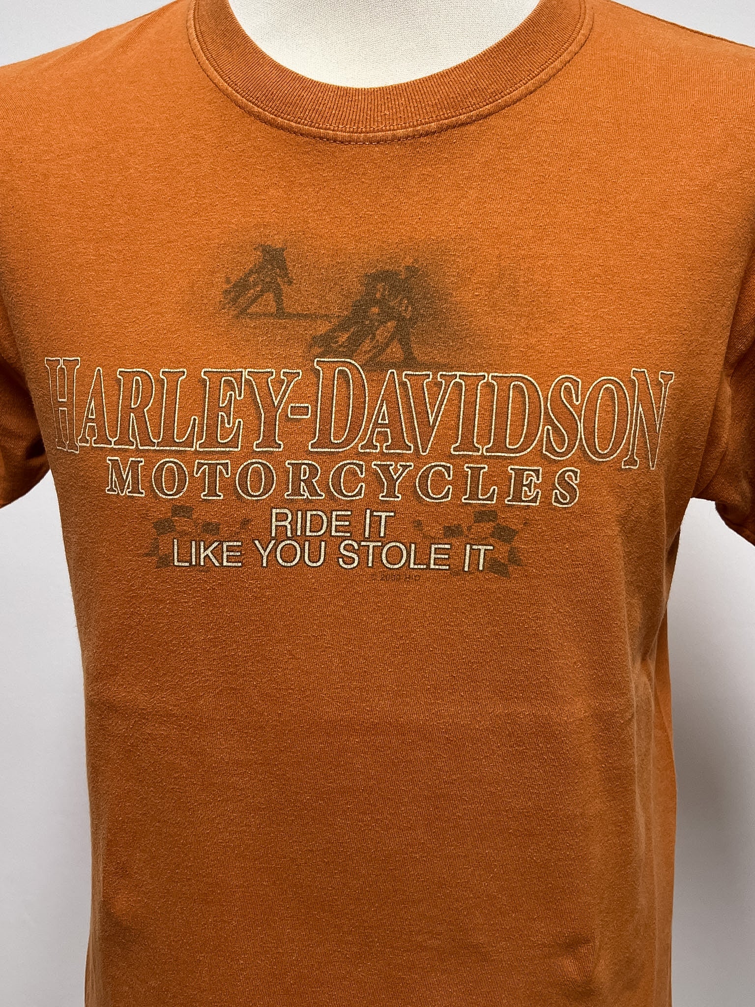 Harley Davidson Orange Tshirt  M