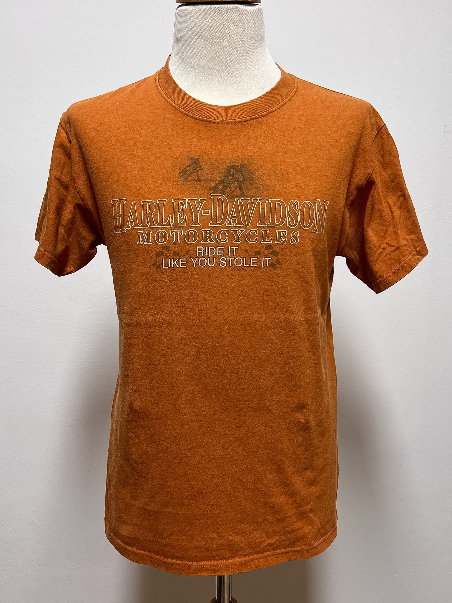 Harley Davidson Orange Tshirt  M