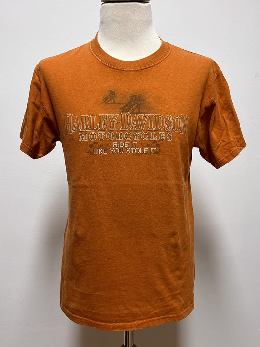 Harley Davidson Orange Tshirt  M