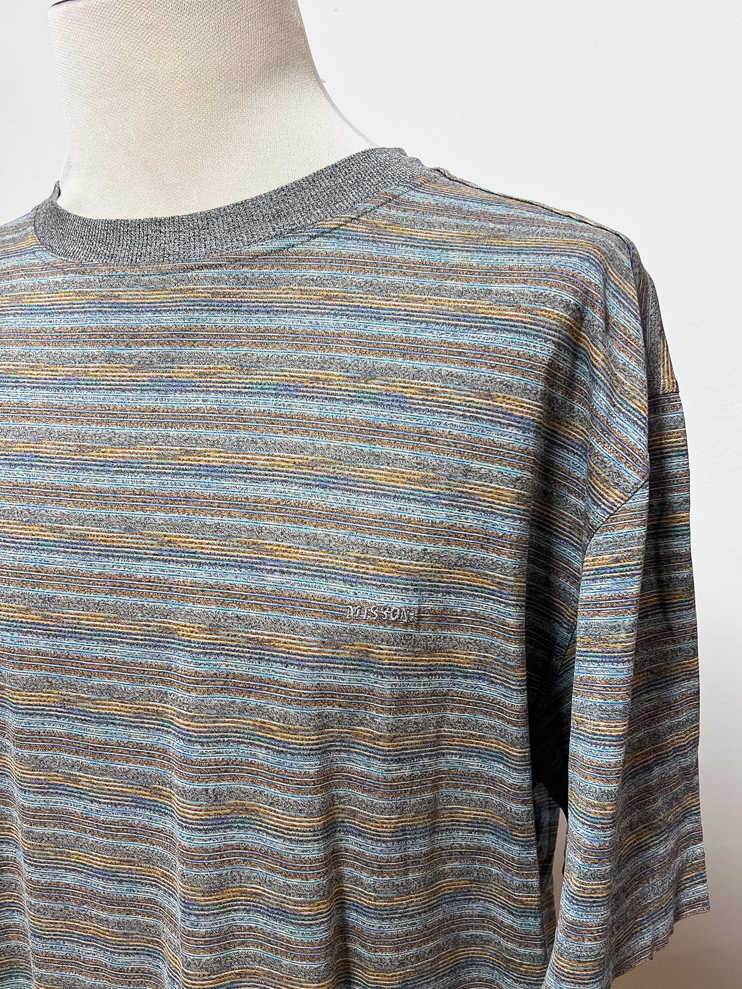 Missoni  Striped Printed Vintage Tee - XXL