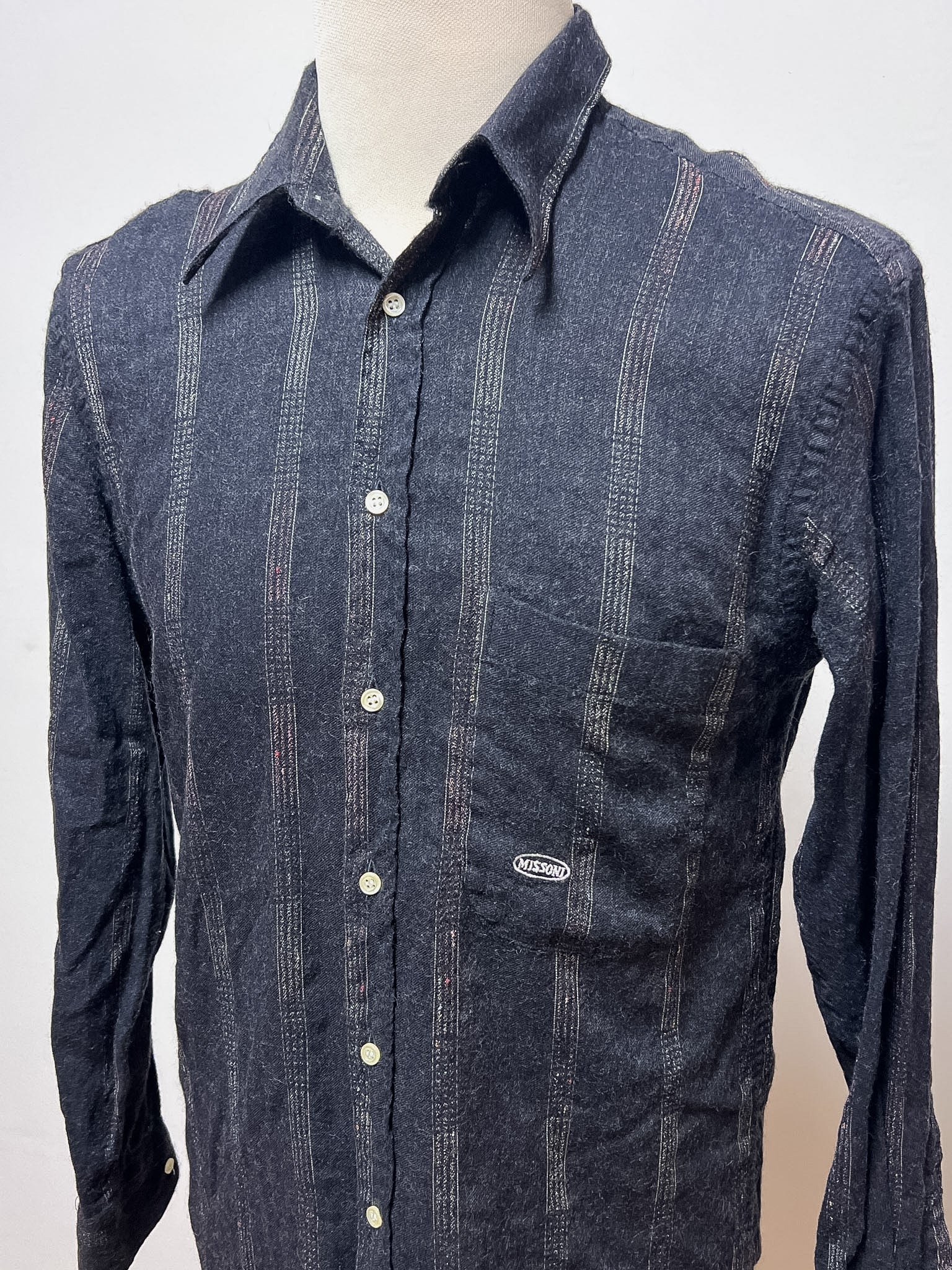 Missoni Uomo  Camicia Slim Misto Lana  L