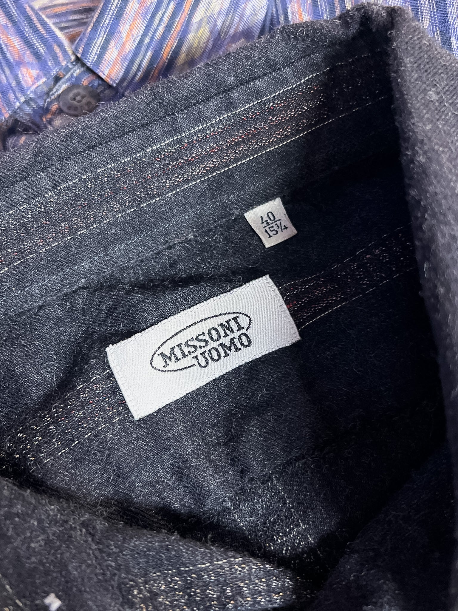 Missoni Uomo  Camicia Slim Misto Lana  L