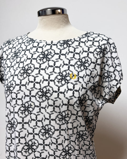 Fred Perry  Maglia Damascata Logo  M