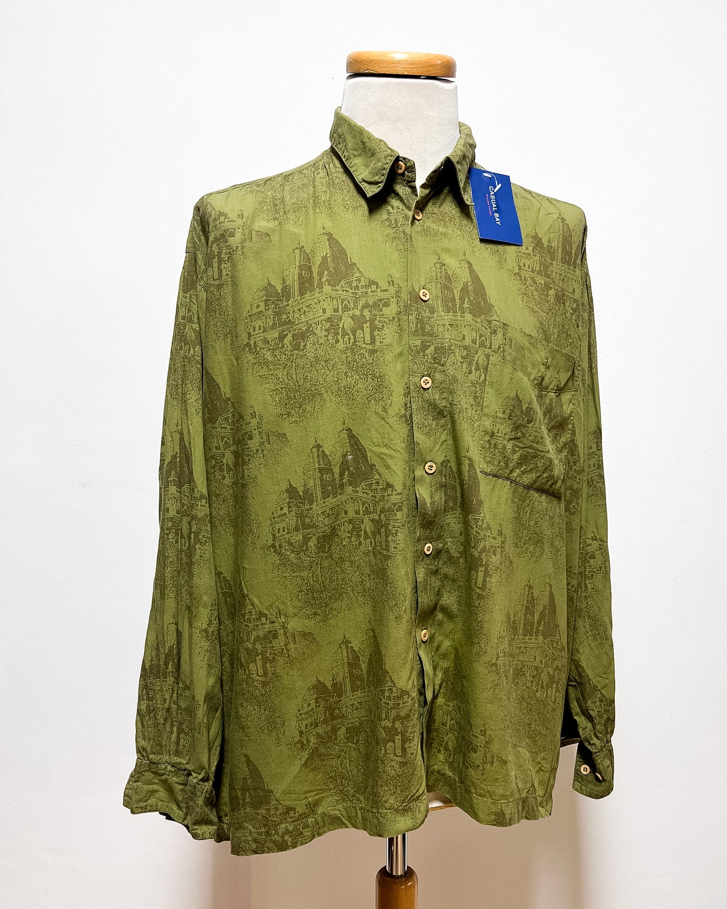 CAmicia Verde Fantasia  M