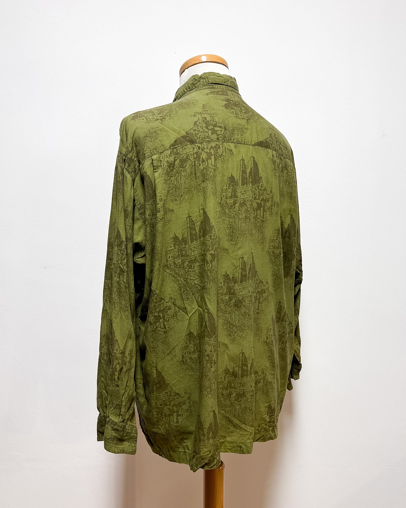CAmicia Verde Fantasia  M