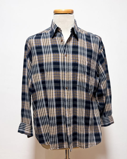CAmicia a Quadri in Cotone  L