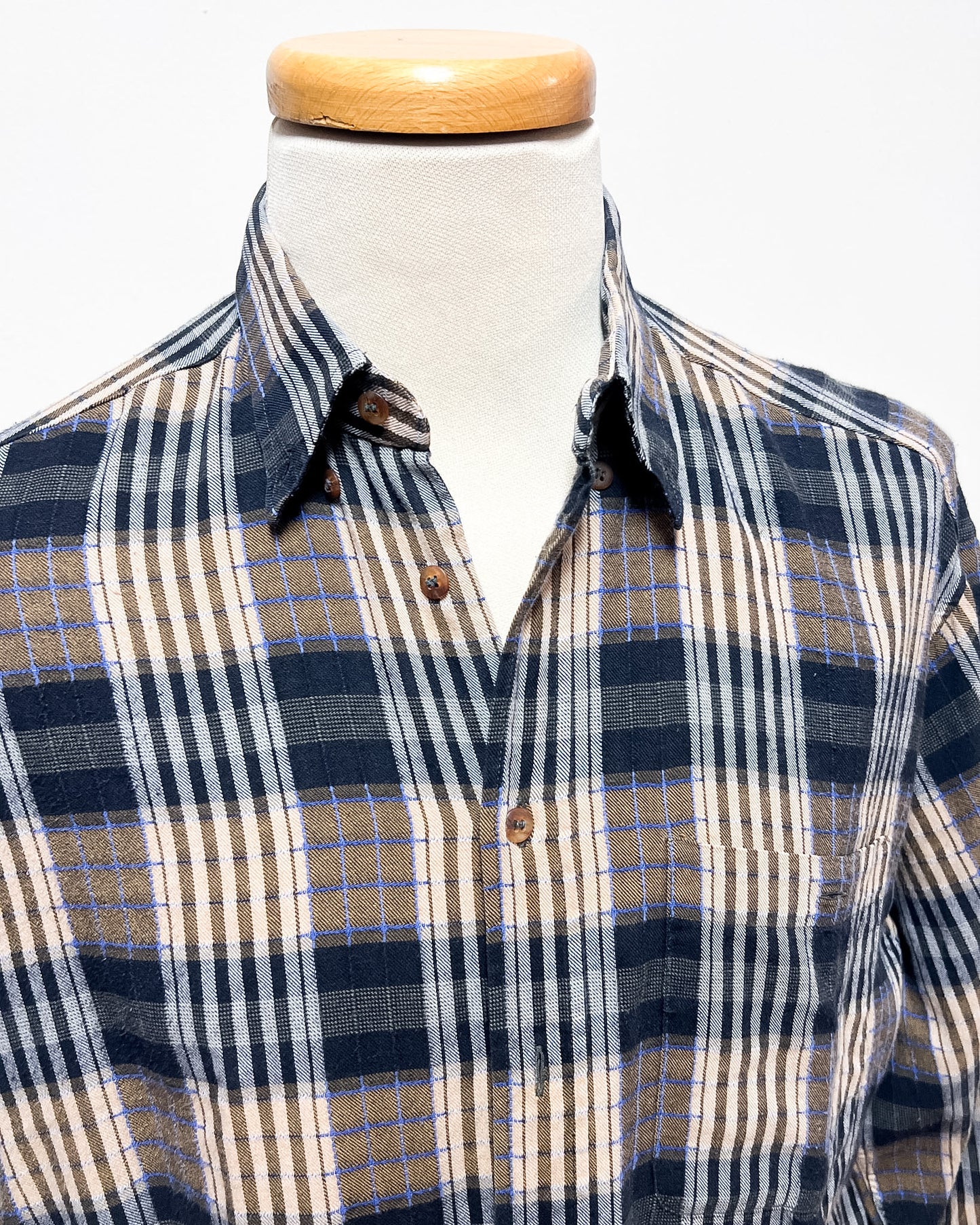 CAmicia a Quadri in Cotone  L