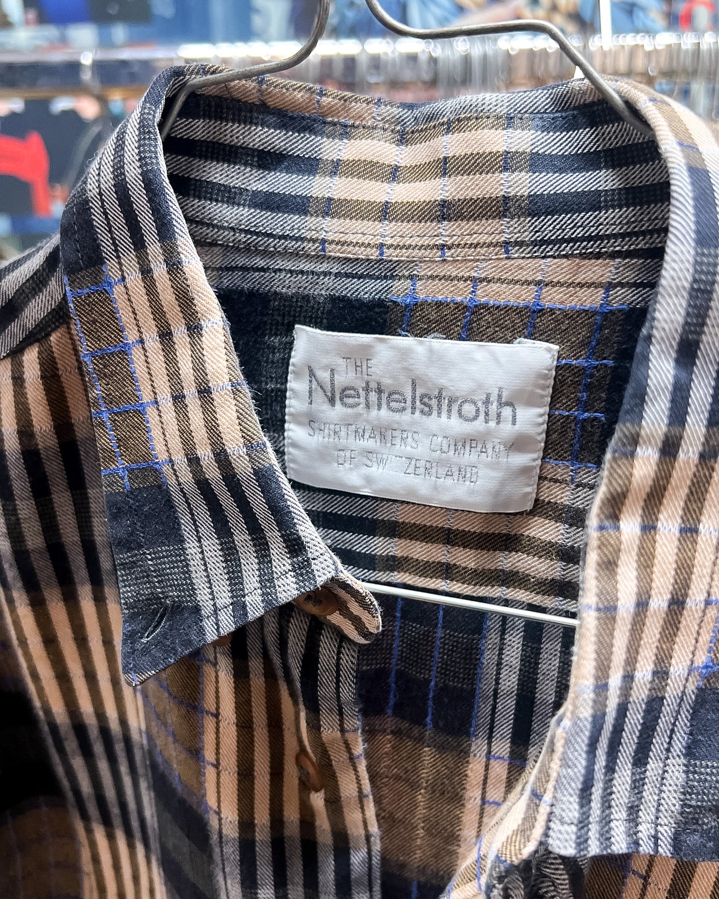 CAmicia a Quadri in Cotone  L