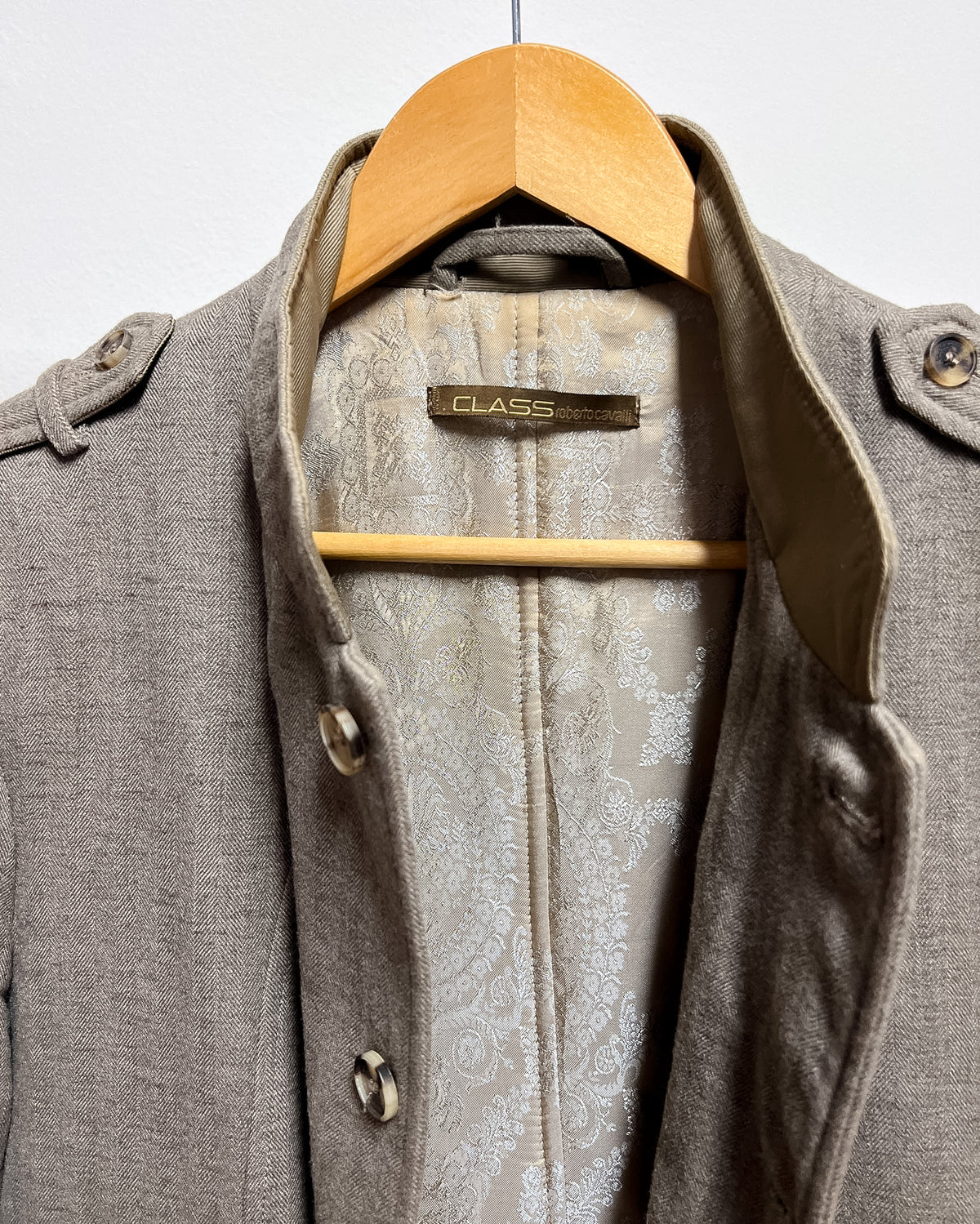 Class by Cavalli - Giaccone in Misto Lana - XL