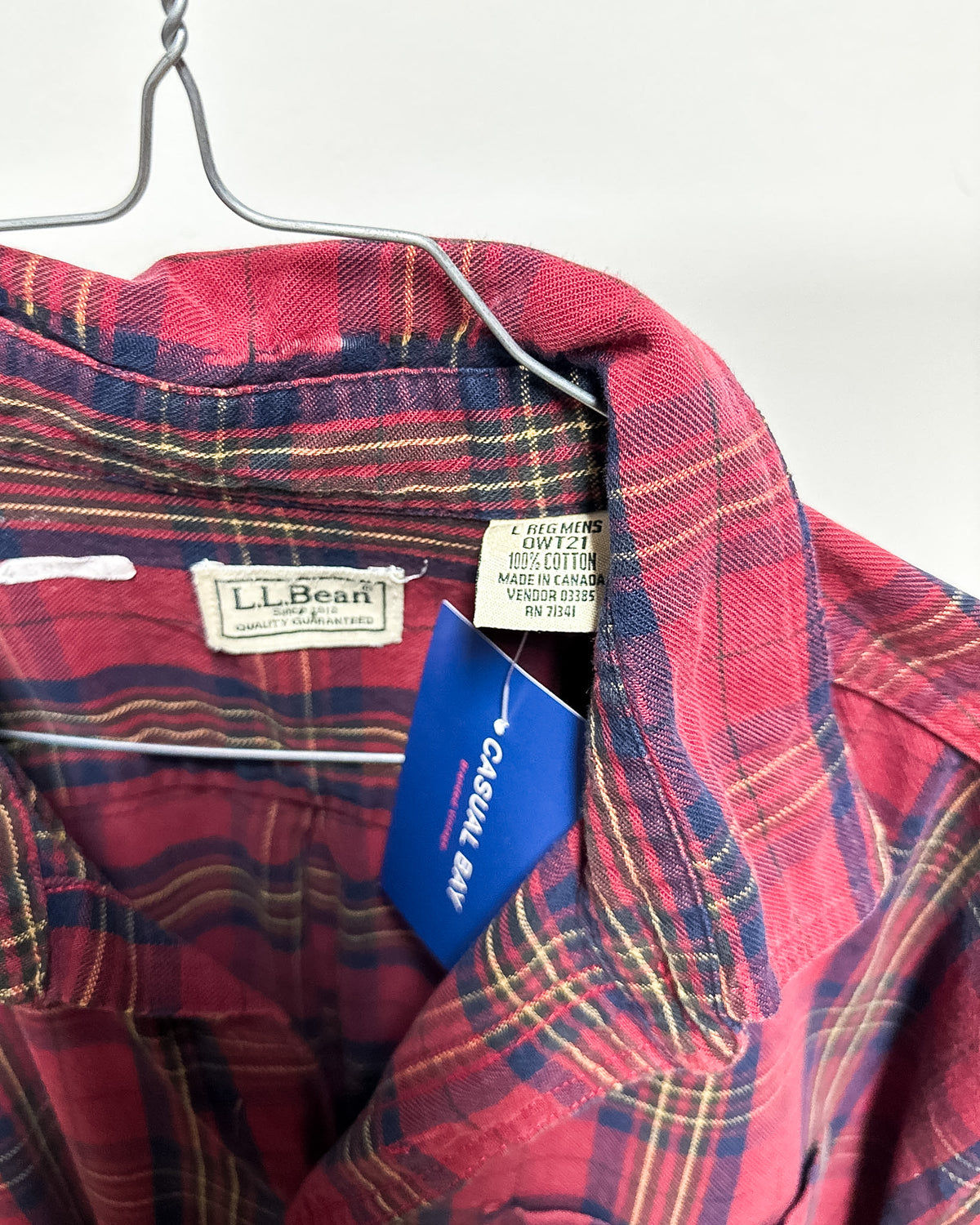 LL Bean - Camicia a Quadri - L
