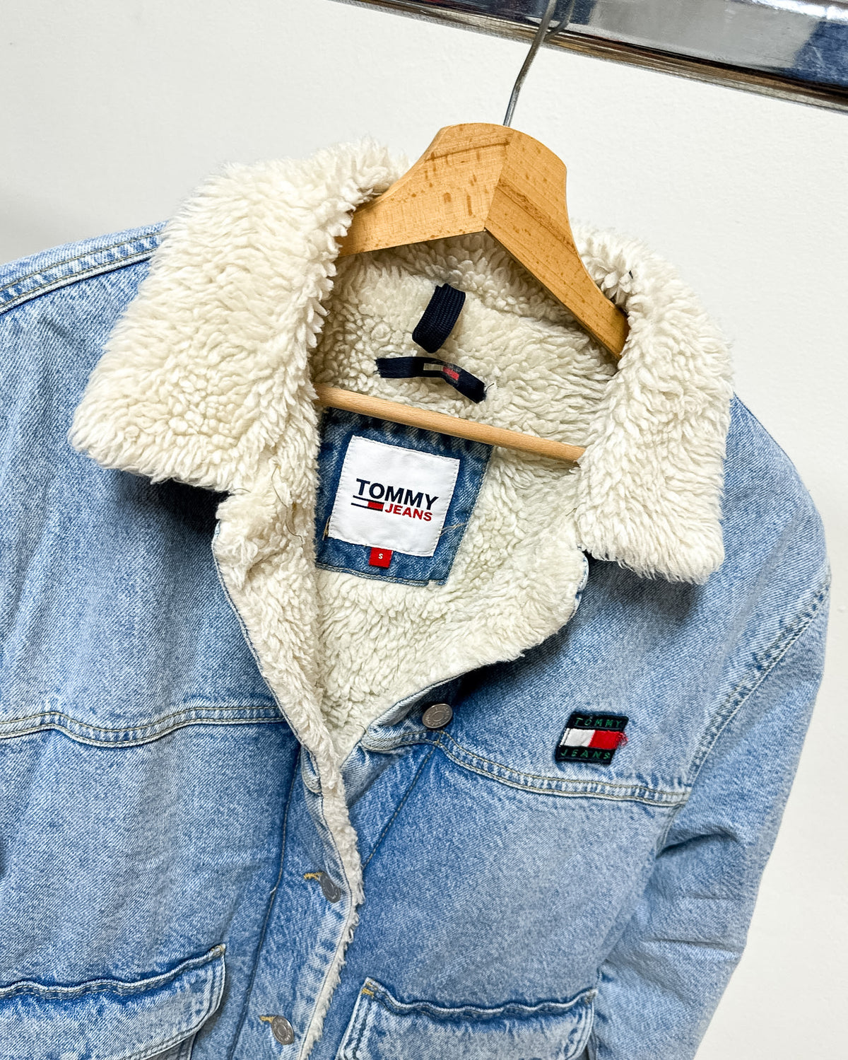 Tommy Jeans  Sherpa Denim Jacket  S
