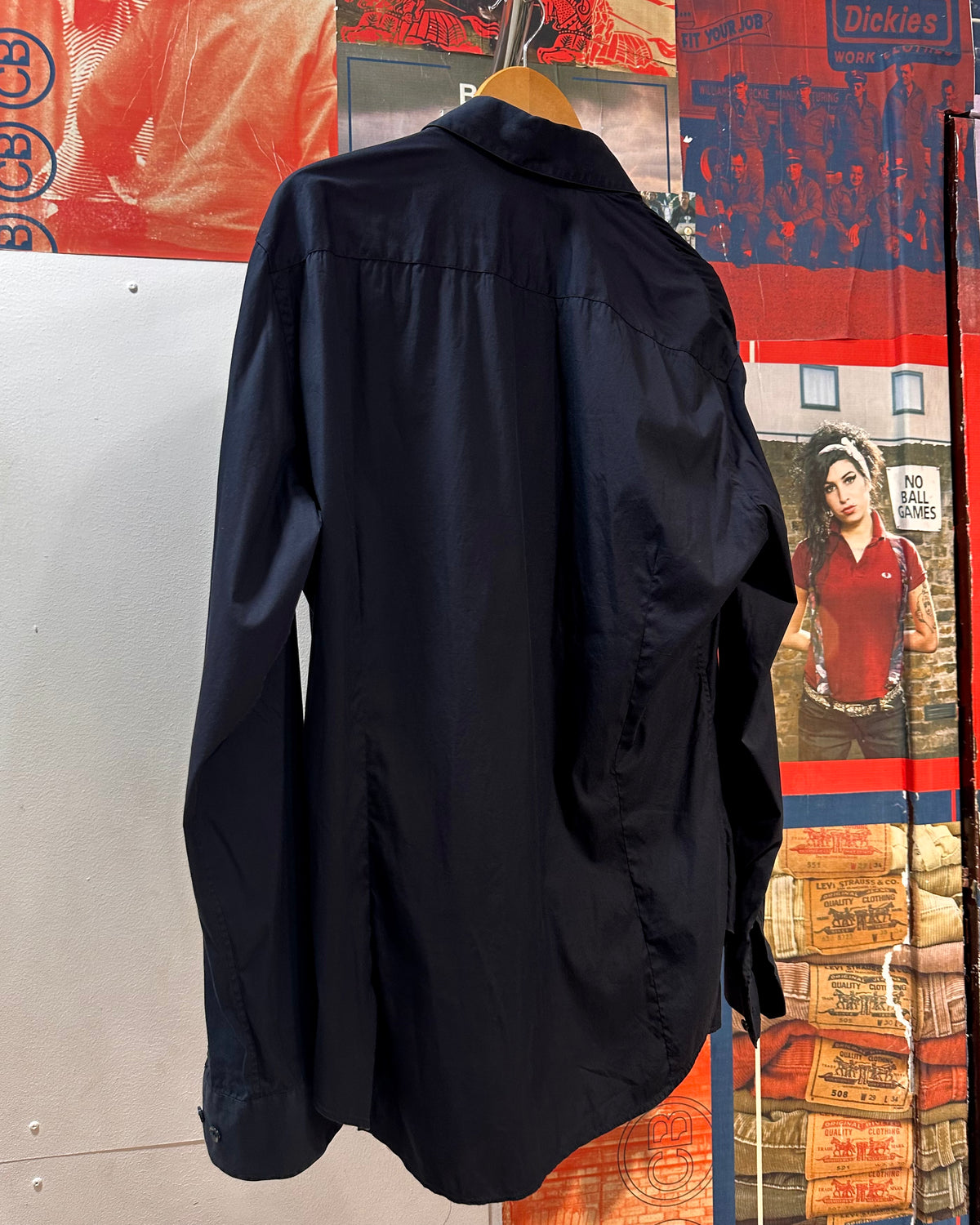 Giorgio Armani  Camicia Blu Navy  L/XL