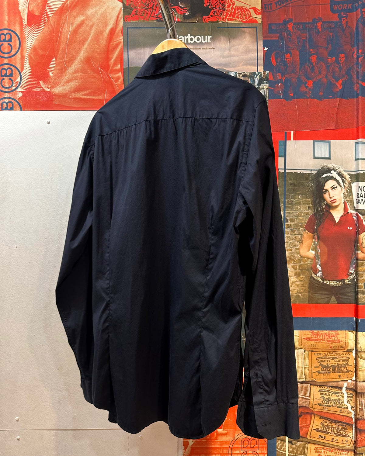 Giorgio Armani  Camicia Blu Navy  L/XL