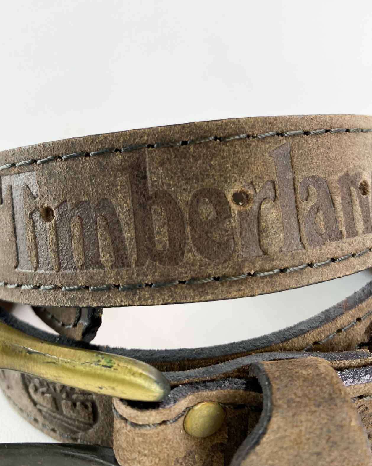 Timberland  Cinta in Pelle con Logo Taglia U