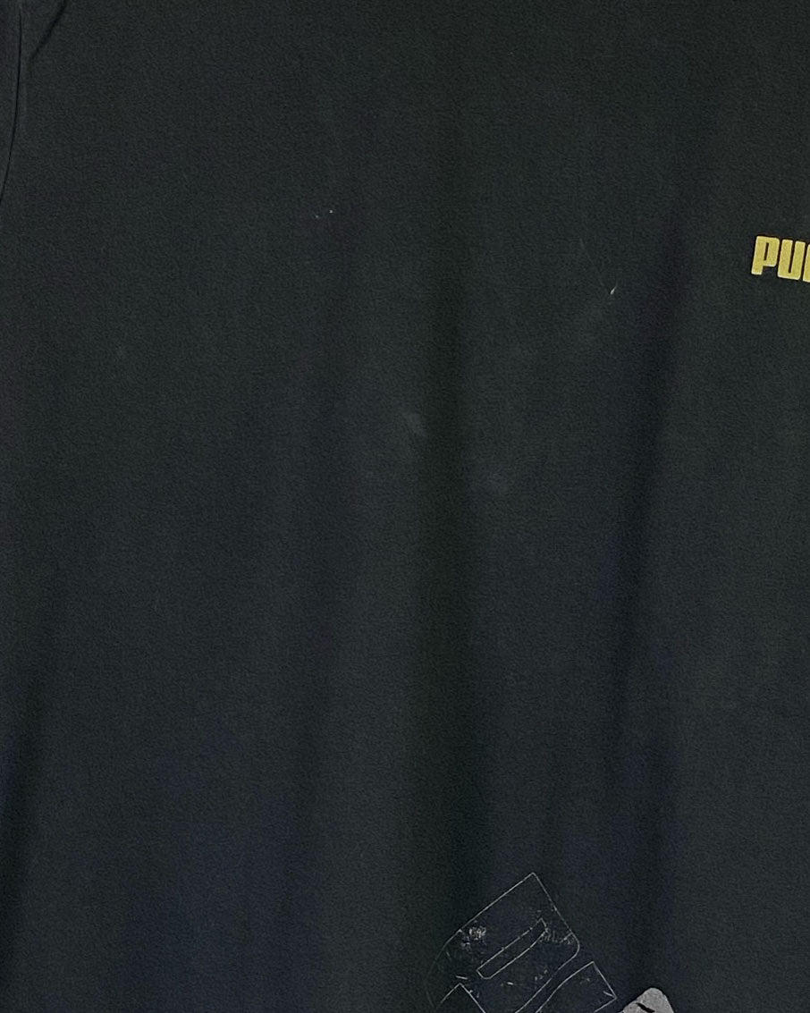 Puma  T-shirt Nera con Stampa Taglia M