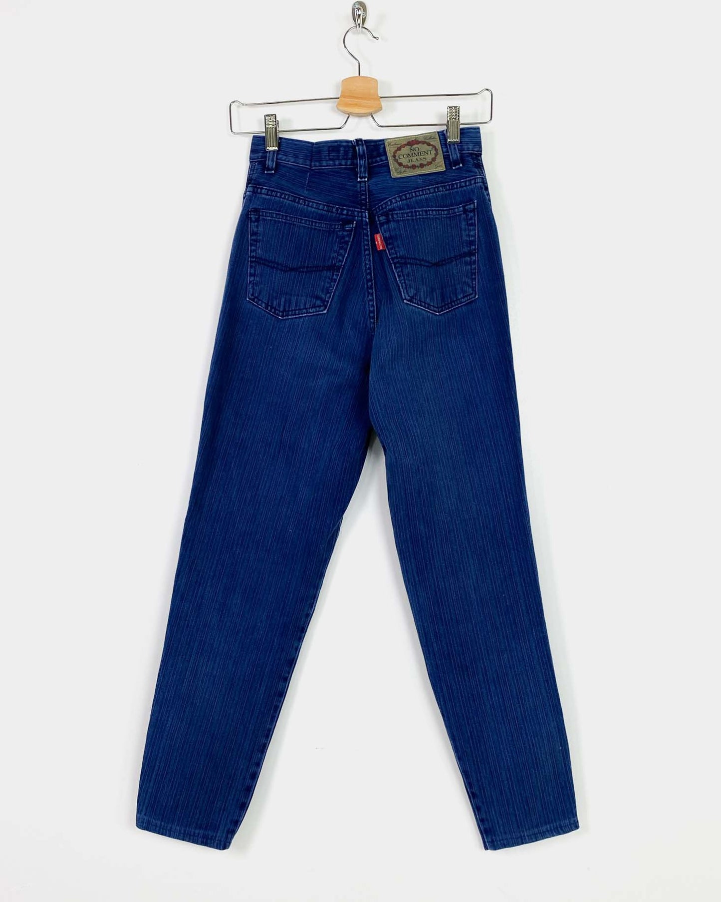 Jeans Vintage Denim a Righe Taglia S