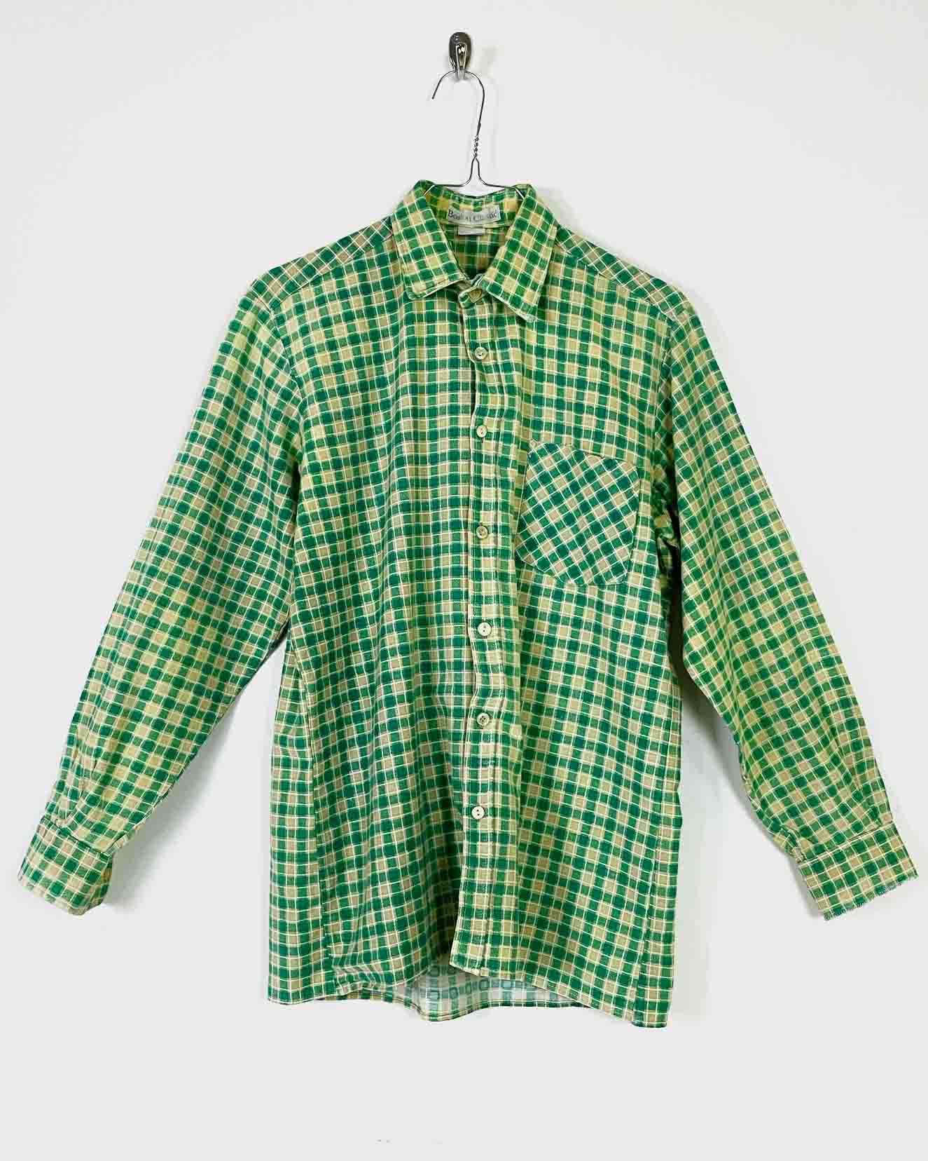 Camicia Verde a Quadretti Taglia M