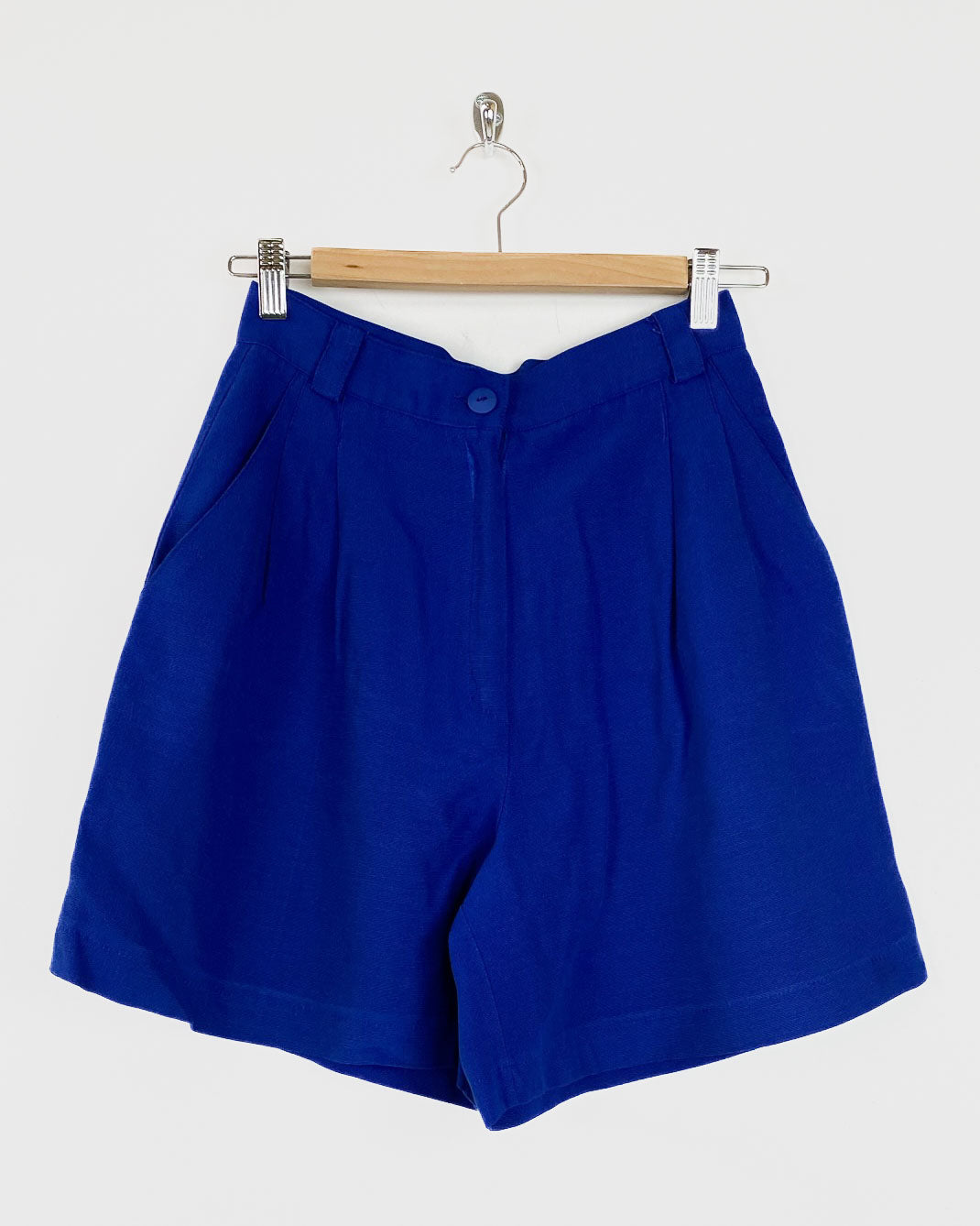 Shorts Blu con Pinces Taglia S