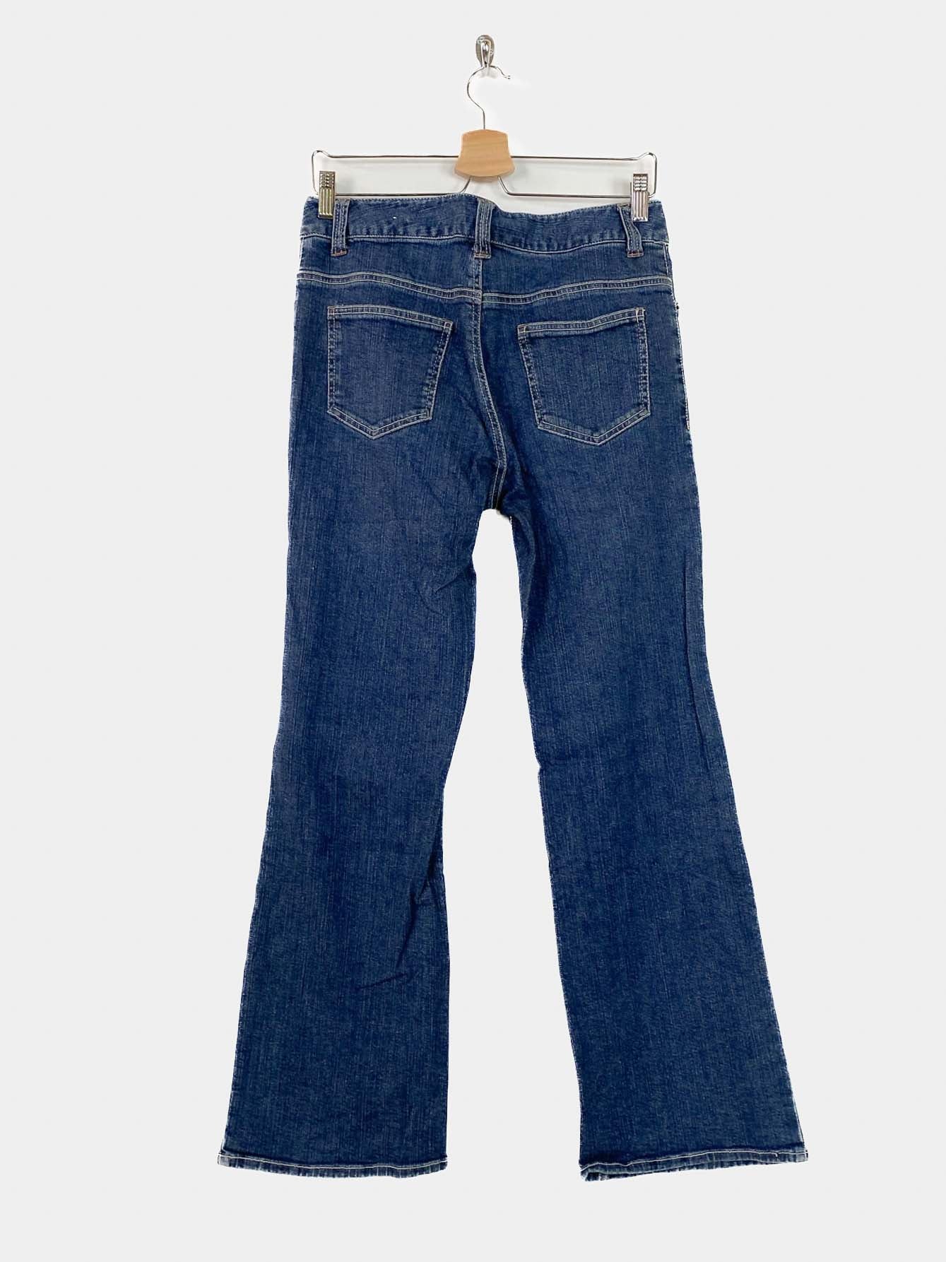 Jeans a Zampa in  Blu Denim Taglia M/L