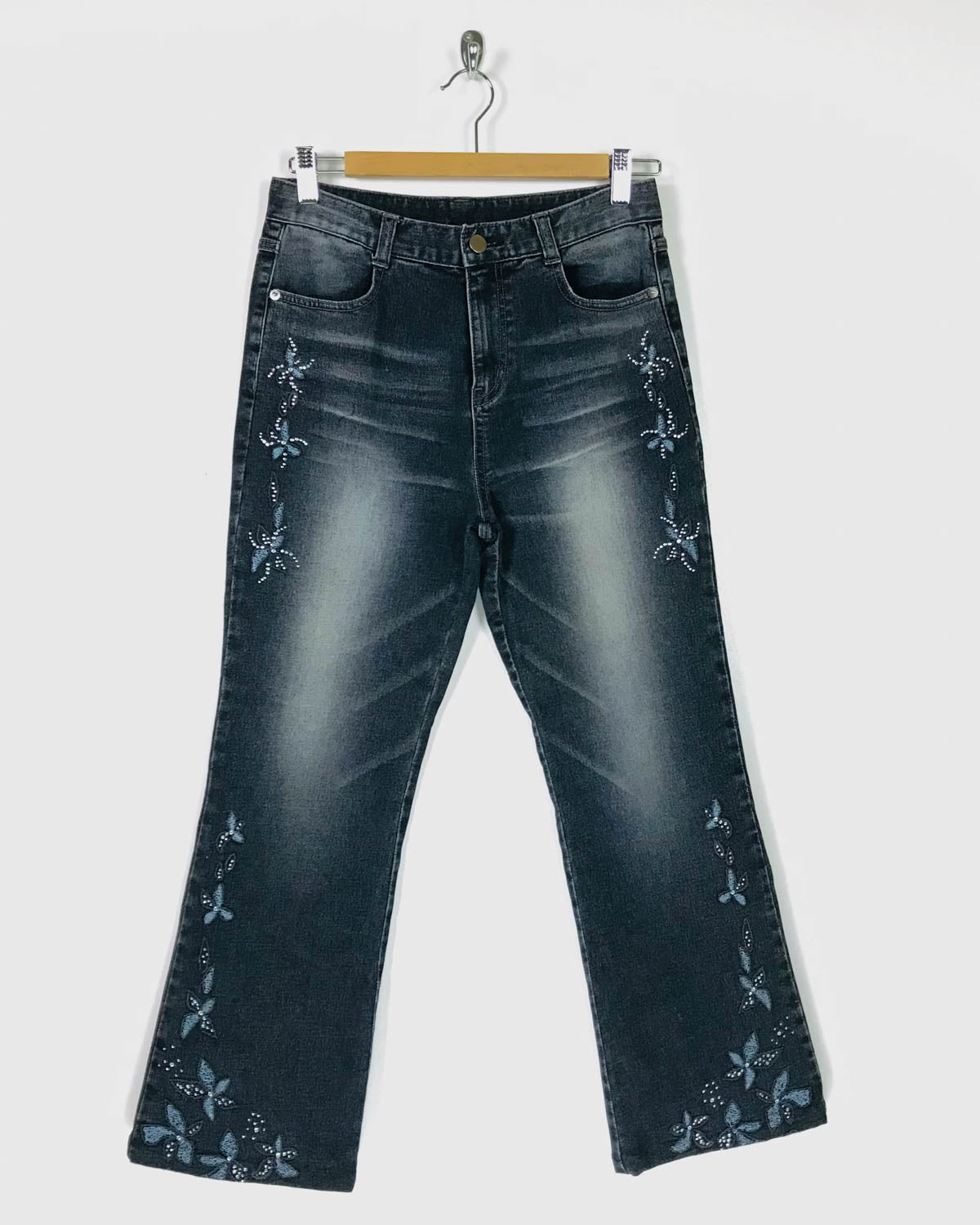 Vintage Flared Jeans Y2K Taglia 40 Ita